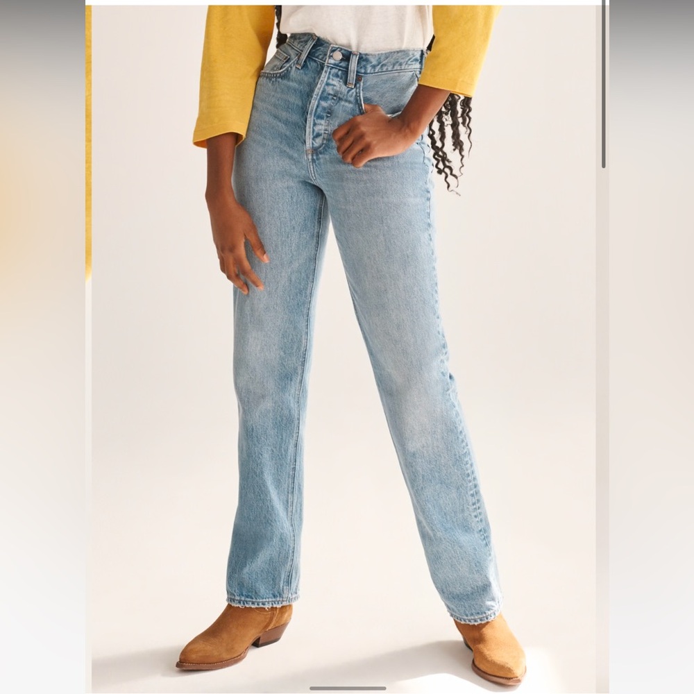 ARITZIA DENIM FORUM JONI HIGH RISE LOOSE 32L SIZE 23